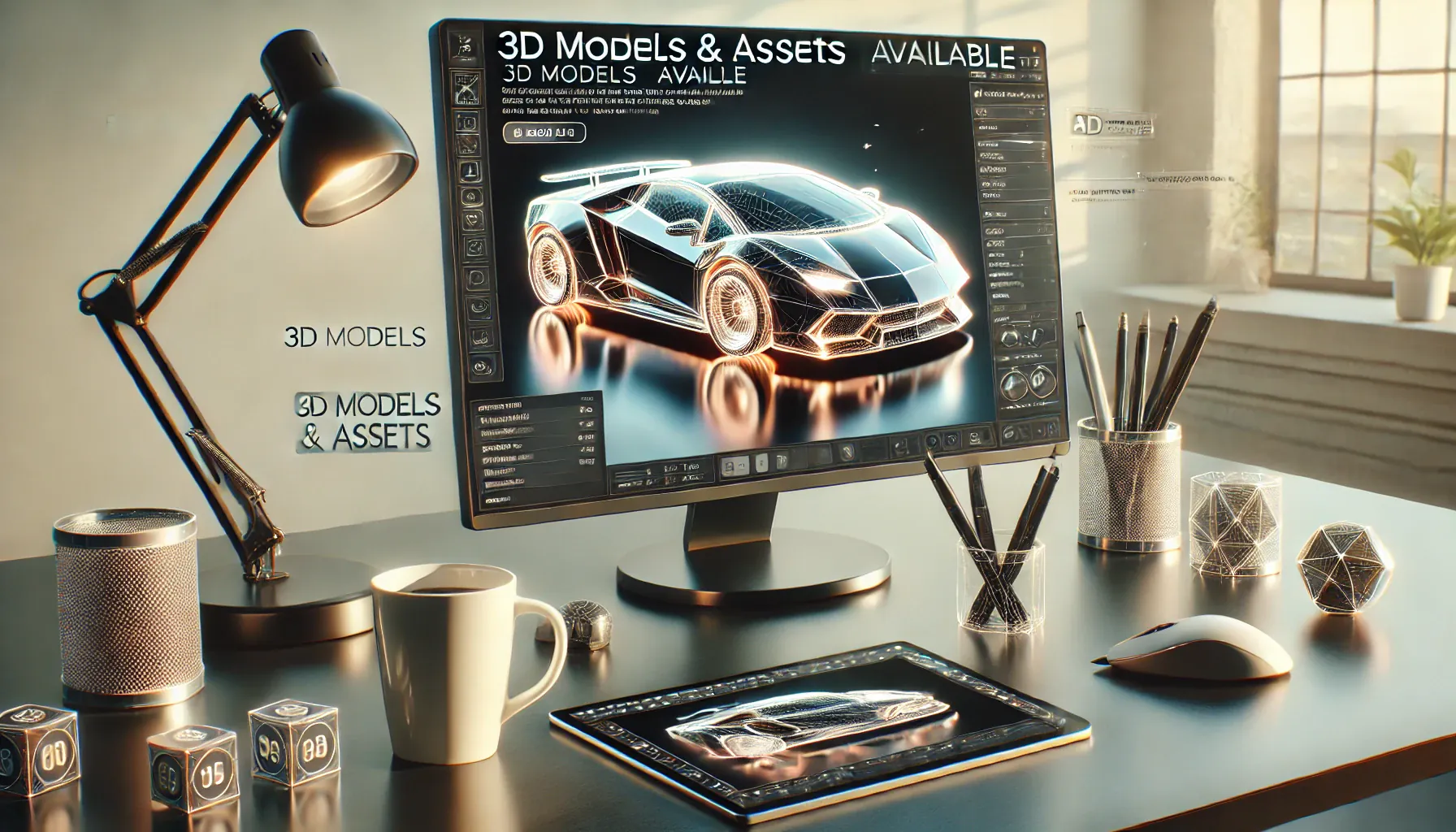 Futuristic Car 3D Pack